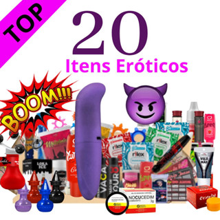 Kit 20 Itens Sex Shop