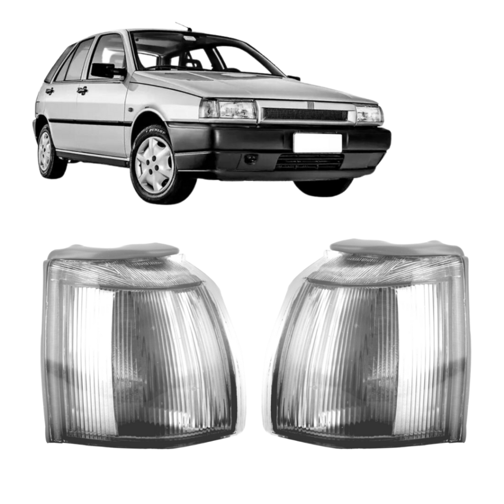 Par Lanterna Dianteira Pisca Fiat Tipo 1993 1994 1995 1996 Acrilico
