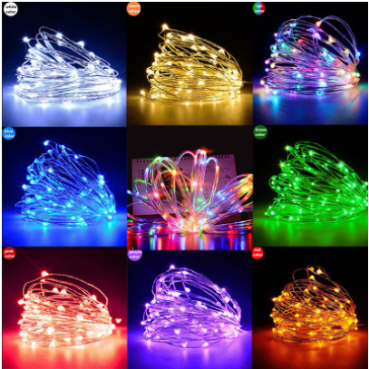10 Luzes De Fada Luzes De LED 2 Metros Luzes De Fio Cobre Para Festa Em Casa De Casamento Decoração De Natal em Oferta na Shopee