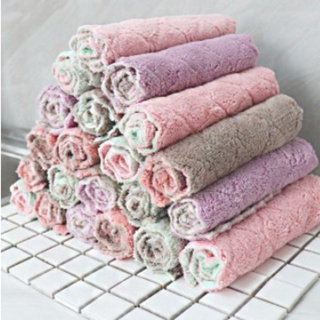 Kit 10 Pano De Prato, Pano De Limpeza De Cozinha Microfibra Para Limpar O Pia Anti-Aderente em Oferta na Shopee