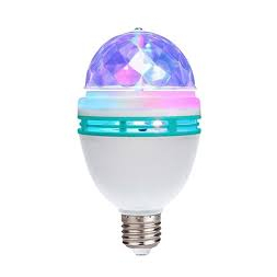 Lâmpada com LED Colorido Giratório