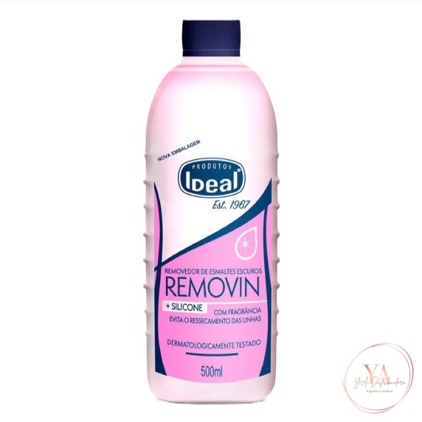 Removedor de Esmaltes Escuros Removin Ideal 500ml