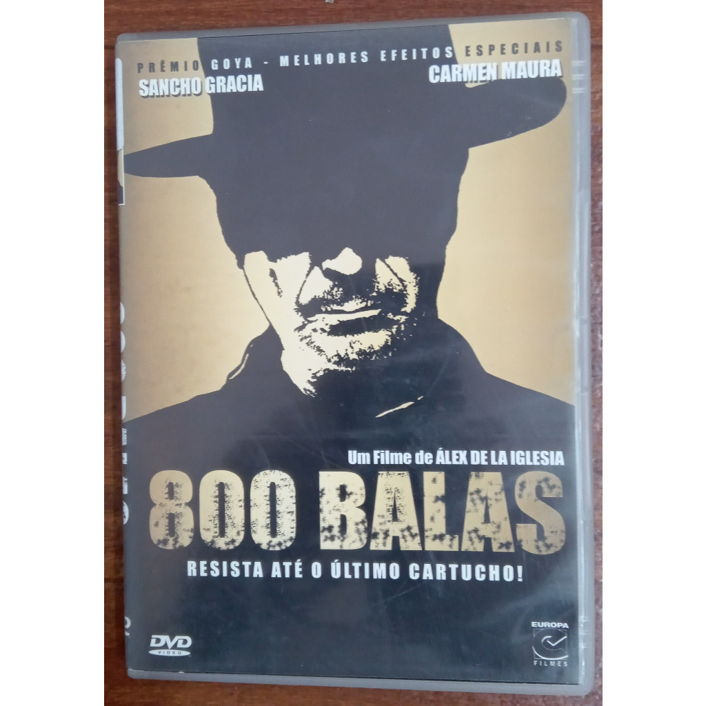 DVD filme 800 balas resista até o último cartucho original comédia Álex de La Iglesia cxe