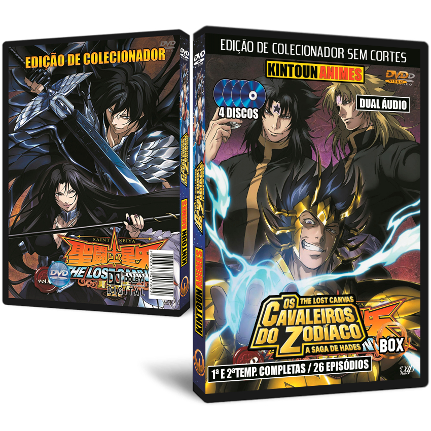 Os Cavaleiros do Zodíaco - The Lost Canvas Série Completa e Dublada em DVD