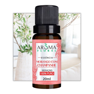 Essência de Morango com Champanhe 20ML Para Aromatizador e Difusor Elétrico - Aroma Floral