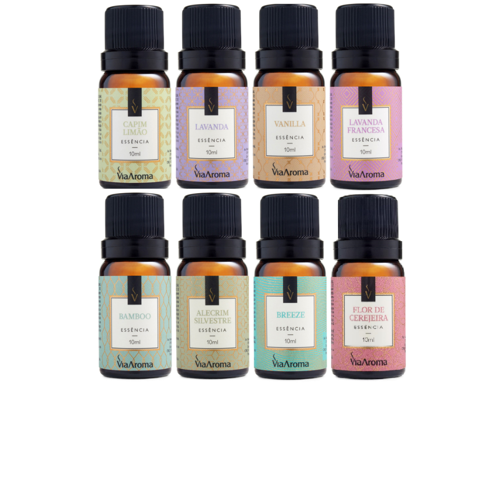 Essência Via Aroma Para Aromatizador Aromaterapia 10ml Só As Melhores em Oferta na Shopee