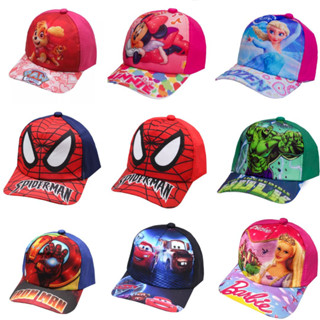 Boné infantil personagens princesas e super-heróis menino e menina com regulagem PROTEÇÃO UV homem aranha patrol