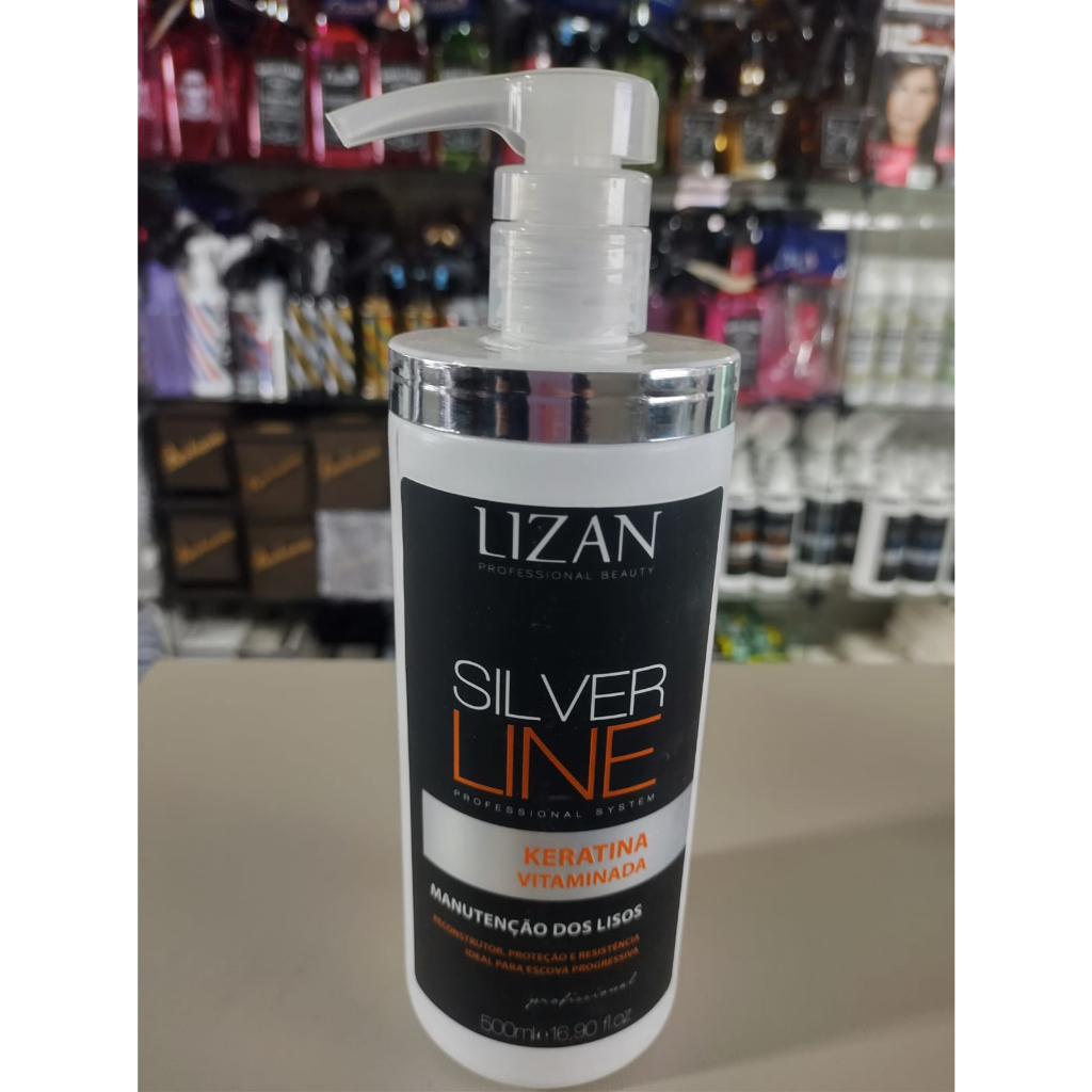 keratina vitaminada silver line  lizan 500ml
