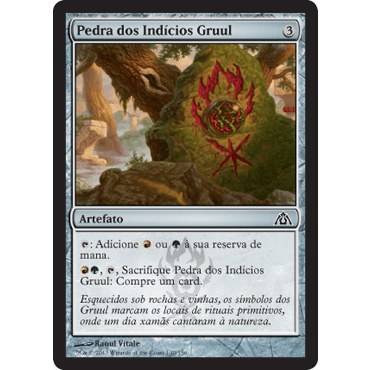 Pedra dos Indícios Gruul - Magic The Gathering
