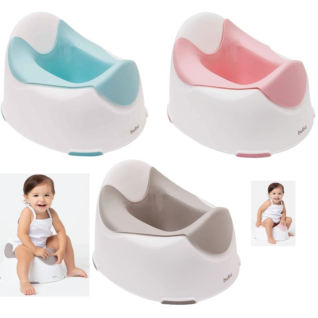 Troninho Infantil Buba Para Bebês Crianças Com Recipiente Removível Várias Cores