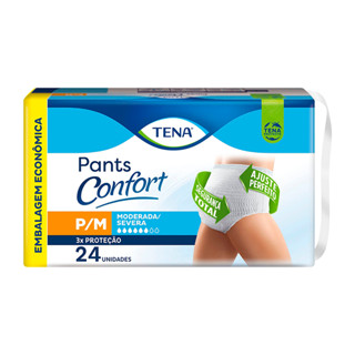 Roupa Íntima Tena Pants Confort P/M 24 Unidades Embalagem Econômica
