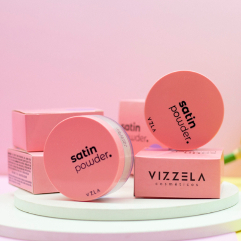 Vizzela Pó Satin Powder (Acabamento Acetinado e Textura Ultra Fina)
