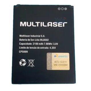 bateria cel. multilaser mlb502 usada bom estado