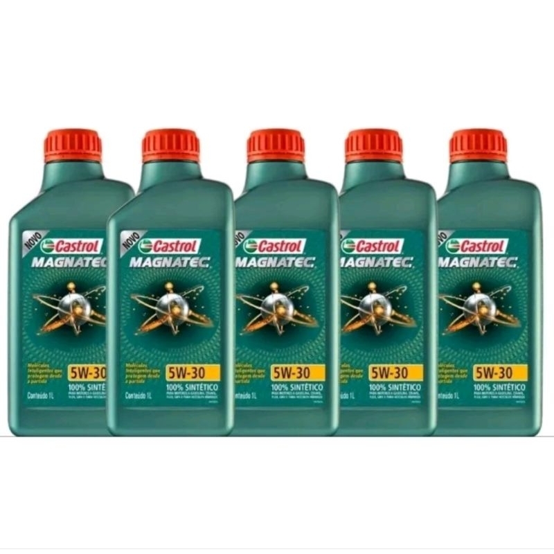 kit 05 lts Óleo 5w30 Castrol Magnatec Api SP + Filtro de Óleo Ford Wo150