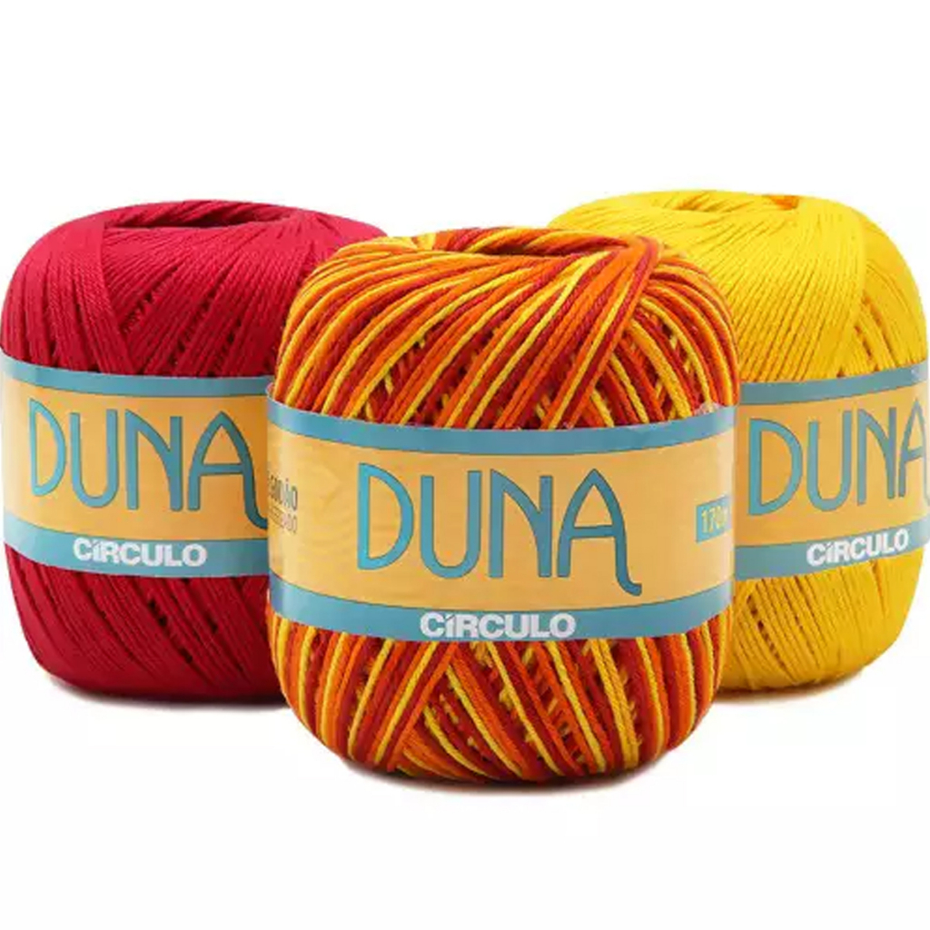 Linha Fio Duna Círculo 100g 170 metros - 1 Novelo (Parte 1)