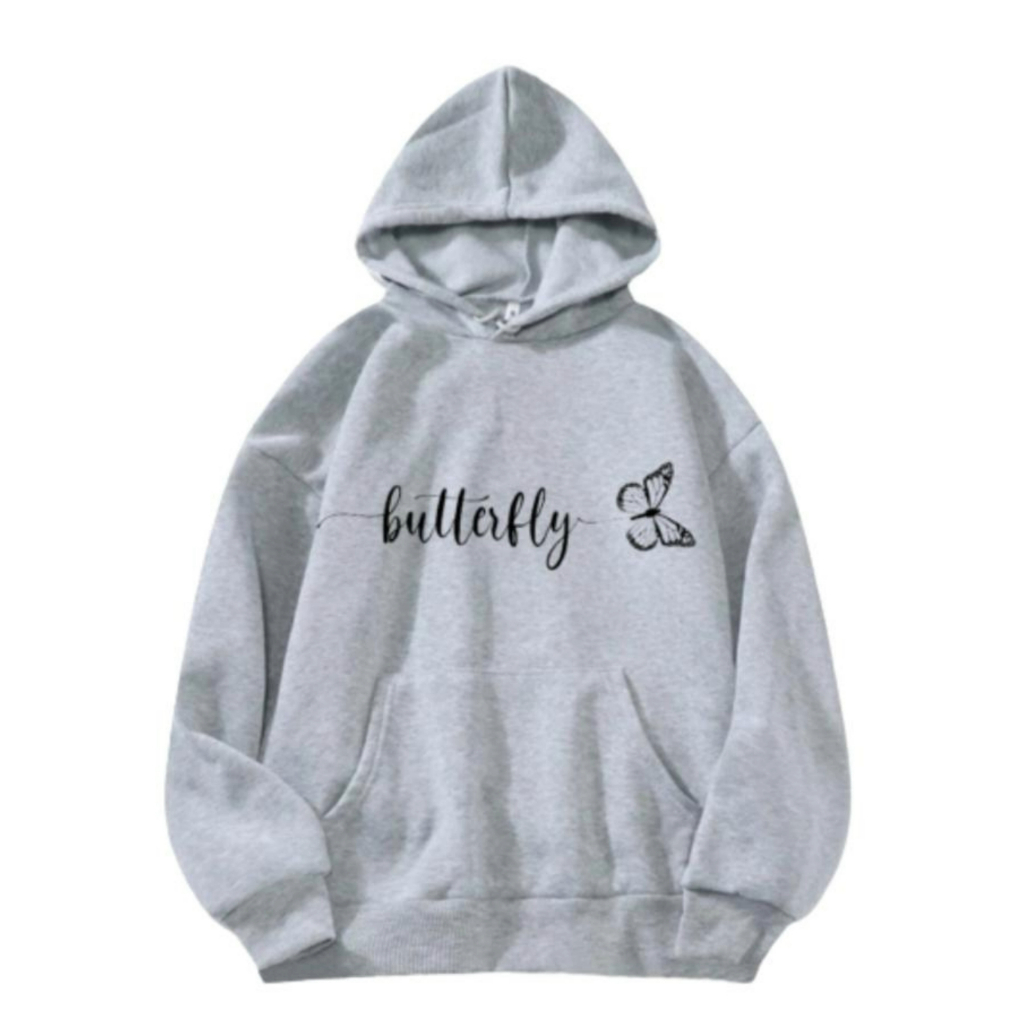 Moletom Canguru Butterfly Unissex Com Capuz Algodão Flanelado Feminino e Masculino em Oferta na Shopee
