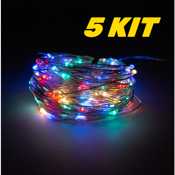 Colorido Fio Fada 2M Com Luzes Led Fada Para Decoração De Casa e Natal Festa