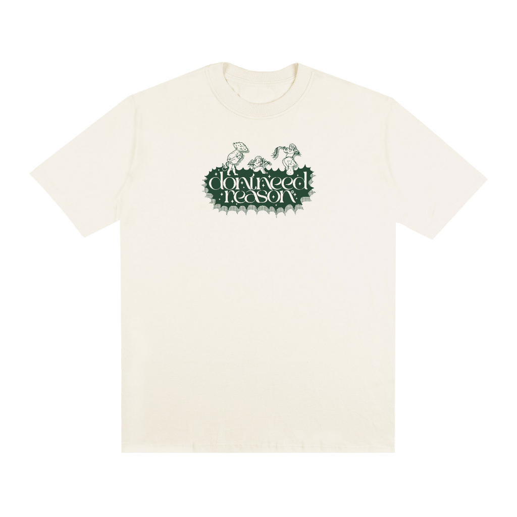 Camiseta Streetwear Dont Need a Reason Estampada Camiseta Oversized Algodão em Oferta na Shopee