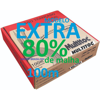 Cabo Coaxial Bipolar 4mm 100m 80% Cftv Flexível Br Multitoc em Oferta na Shopee