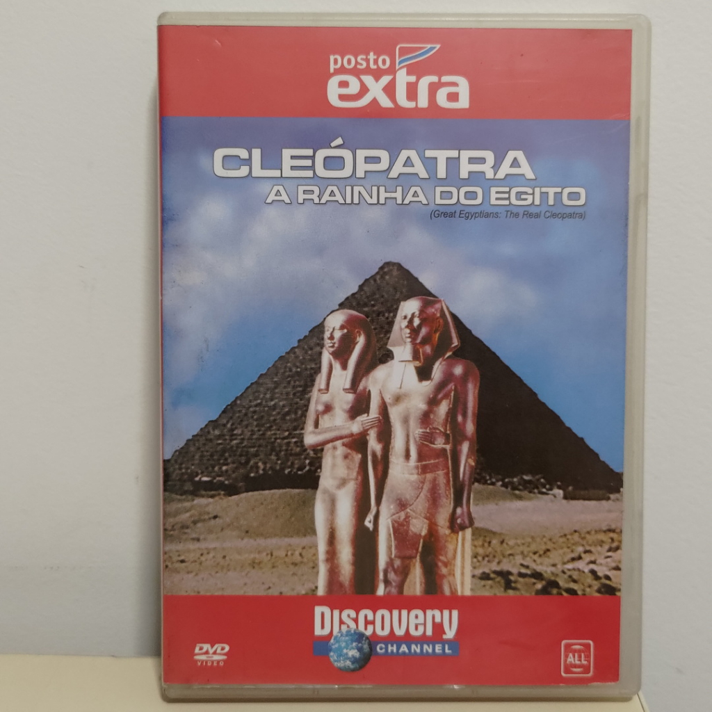 DVD - Cleópatra a rainha do Egito - Discovery Chanell