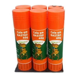 Cola Bastão 40g Pacote Com 6 Unidade - Material Escolar