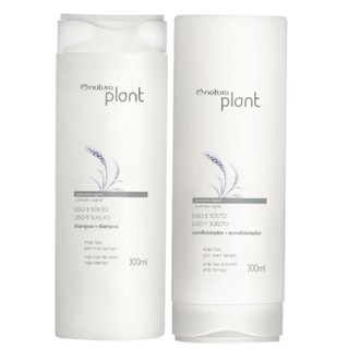 Natura Plant Liso e Solto Kit Shampoo Condicionador Plant 300ml Cada