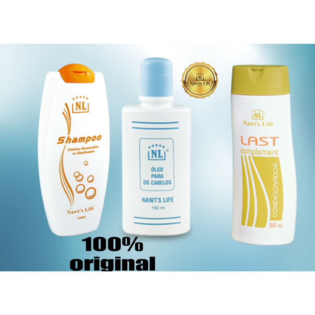 TRATAMENTO CAPILAR: SHAMPOOS CABELOS DANIFICADOS, CONDICIONADOR: LAST COMPLEMENT E ÓLEO PARA OS CABELOS
