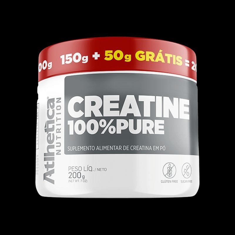 Creatina 100% Pura 200g Atlhetica Nutrition