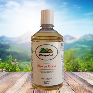Óleo de Rícino Elemental - Crescimento de Cabelo com 500ml