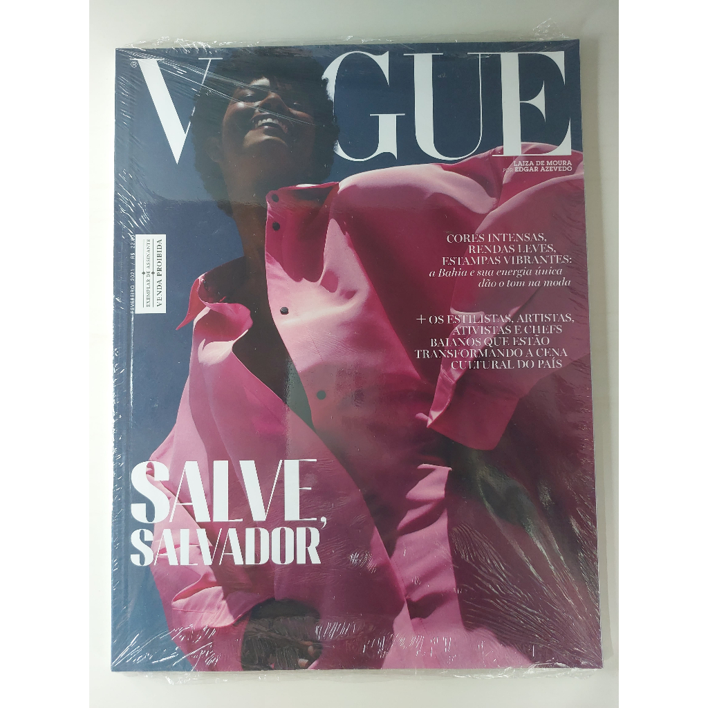 Revista Vogue Brasil 510 Laiza De Moura Fevereiro 2021 Lacrada