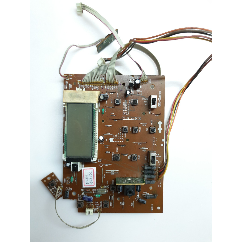 placa do display som philips fwm143/55
