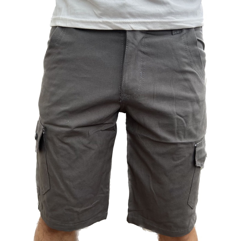 Bermuda masculina cargo brim em Oferta na Shopee