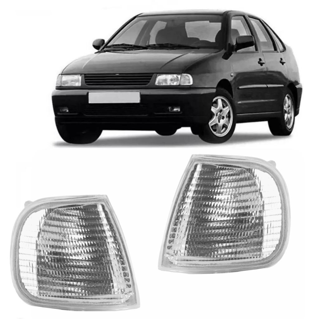 Par Lanternas Pisca Dianteira Polo Classic e Cordoba 1997 1998 1999 2000 Cristal
