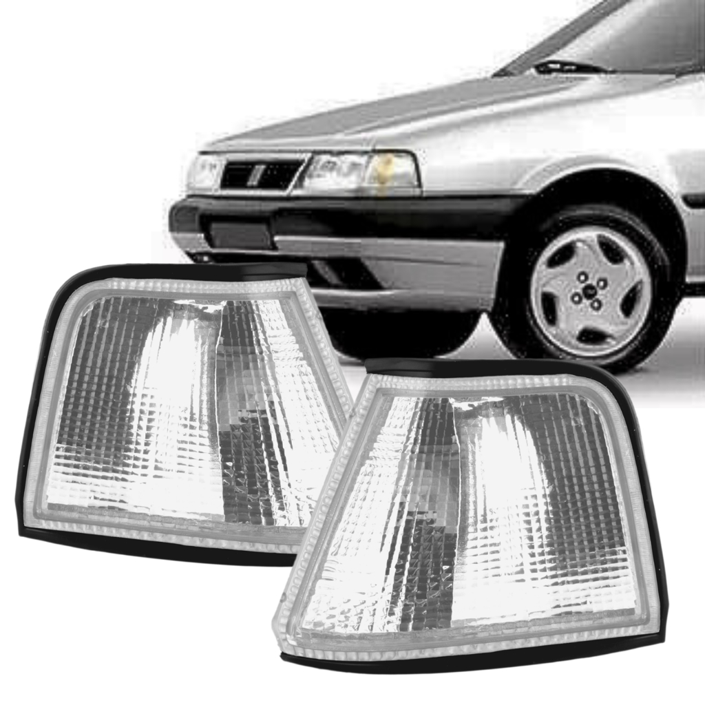 Par Lanterna Dianteira Pisca Tempra 1991 1992 1993 1994 1995 Cristal
