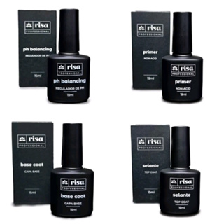 Kit preparadores unha artificial  Base Coat , Ph Balancing , Selante Top Coat, Primer Não Ácido em Oferta na Shopee