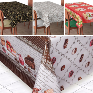 Toalha de Mesa Térmica 6 Lugares / Forro de Cozinha Plástico 2.10m em Oferta na Shopee