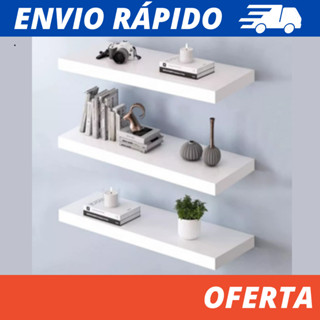Kit Com 3 Prateleiras 20 100% Mdf suporte aparador organizador