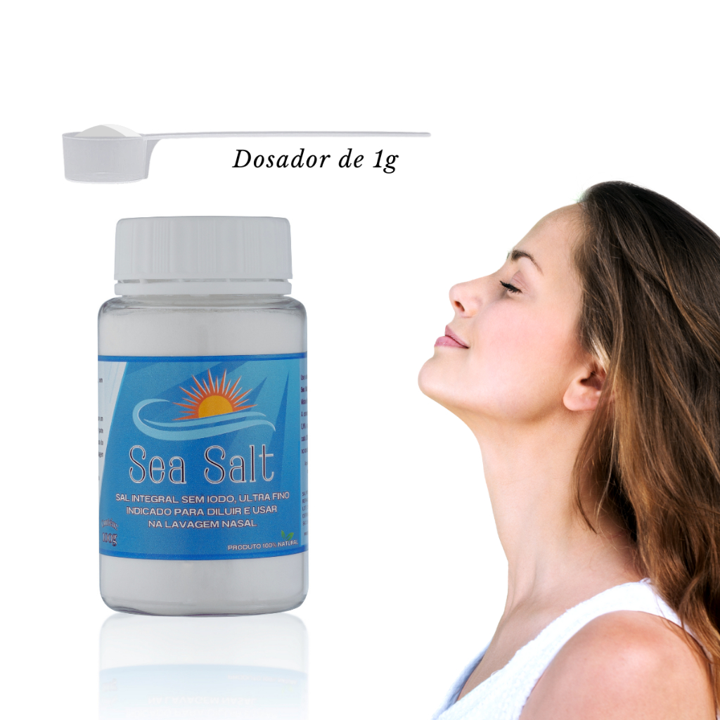 Sal Para Lavagem Nasal Ultrafino 100 g em Oferta na Shopee