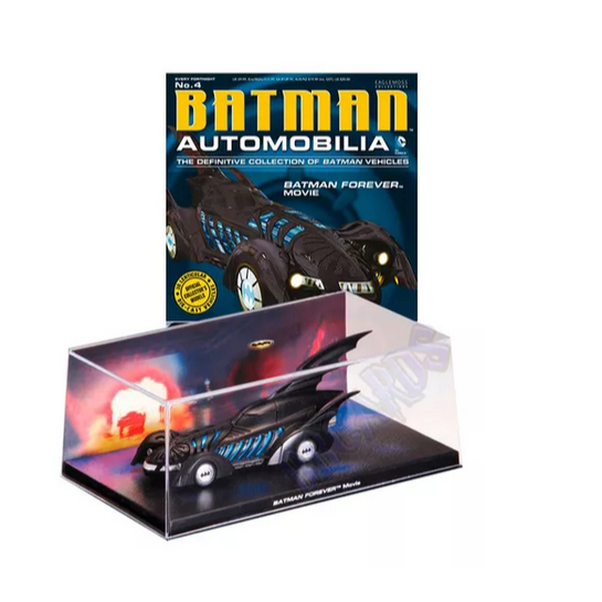 Miniatura Batmóvel Coleção Veículos Batman Filme Eternamente - LACRADO + FASCICULO