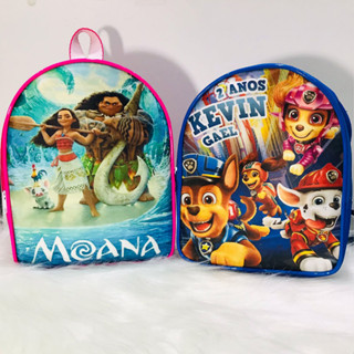 Mochila infantil personalizada lembrancinhas com nome crianças