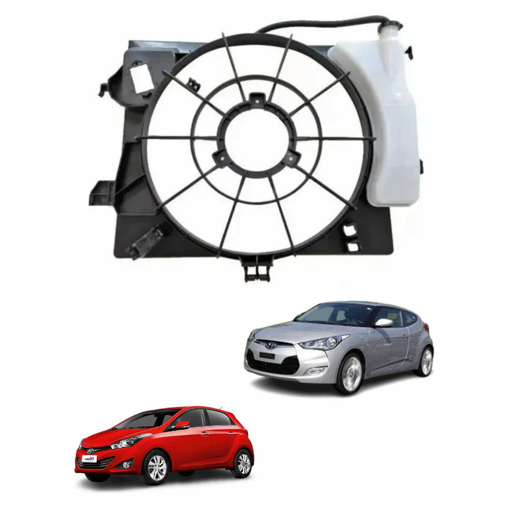 DEFLETOR RADIADOR  VENTOINHA HB20 ( MENOS TURBO) R VELOSTER