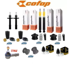 4 Amortecedor Cofap + Kit Coxim Batente Axios + Kit especial Celta Classic Corsa