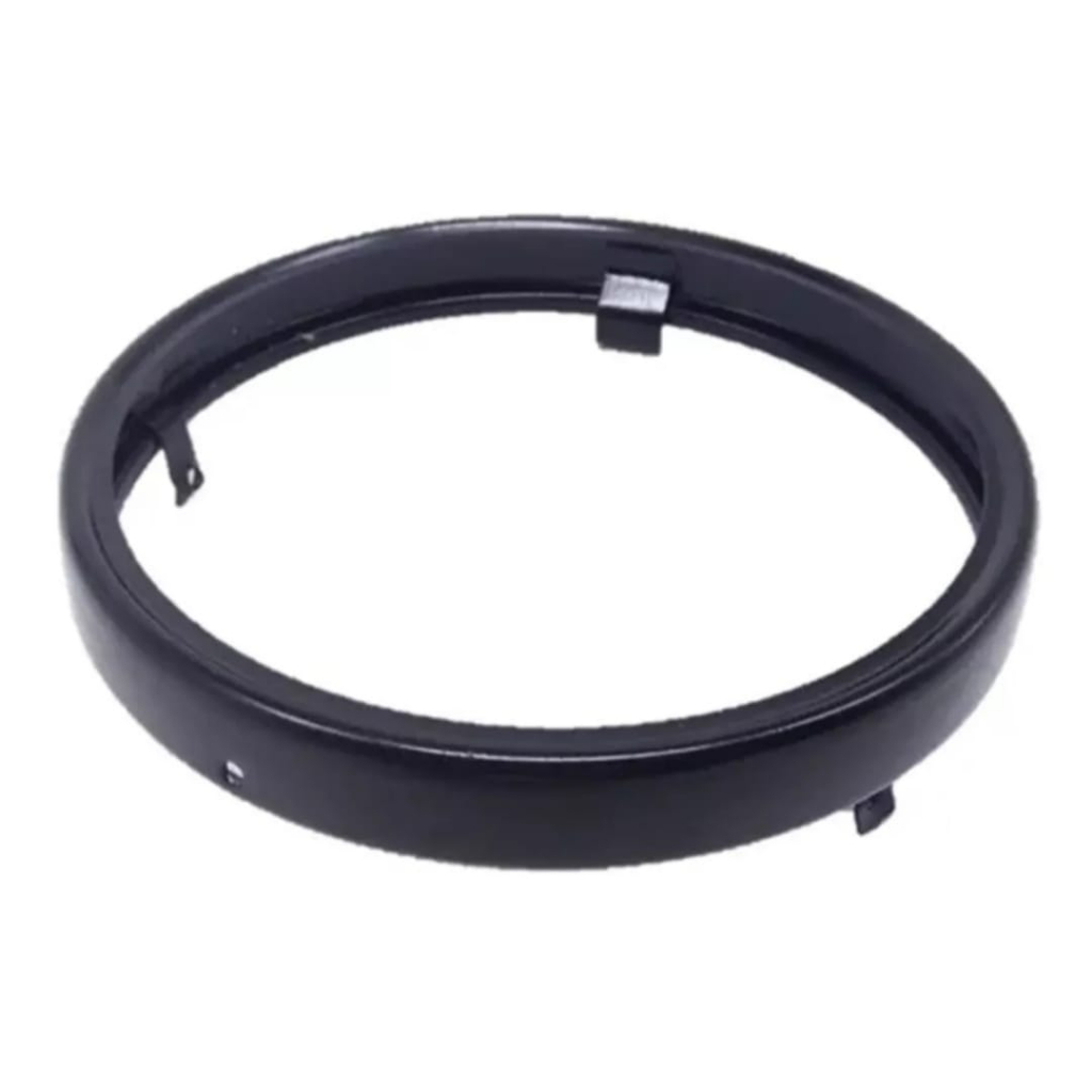 Aro preto do farol Yamaha YBR Factor 2009 a 2015 e Fazer 250 2005 a 2010 PRETO de Ferro