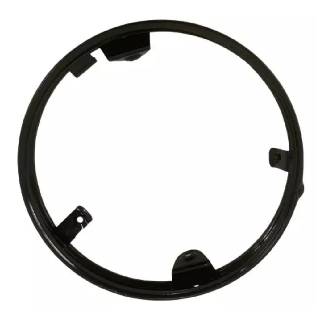 Aro preto do farol Yamaha YBR Factor 2009 a 2015 e Fazer 250 2005 a 2010 PRETO de Ferro · foto 2