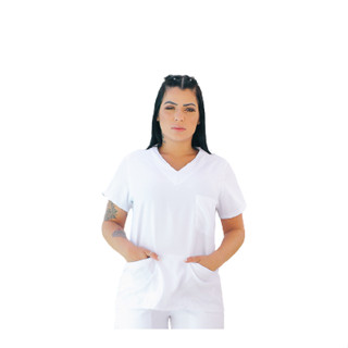 Blusa Bata Scrub Pijama Cirúrgico - Area da Saude, Estudante, Laboratório 52