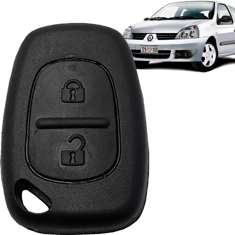 Capa Telecomando Controle Da Chave Renault Clio Symbol - apenas a parte de cima