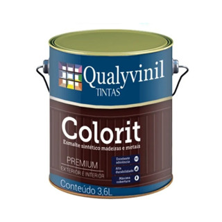 Tinta Epóxi Para Pisos De Banheiros E Cozinhas 3,6 Litros Uso Geral Diversas Cores Qualyvinil