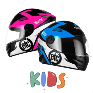 Capacete Fechado Infantil Moto Etceter Kids Tamanho 54 Para Crianças Varias Cores em Oferta na Shopee