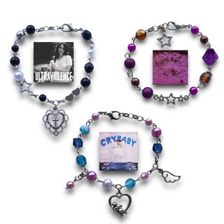 Pulseira inspirada em álbuns Aço Inox Colar Lana del rey Choker Melanie martinez Mazzy star Phoebe bridgers Acessórios