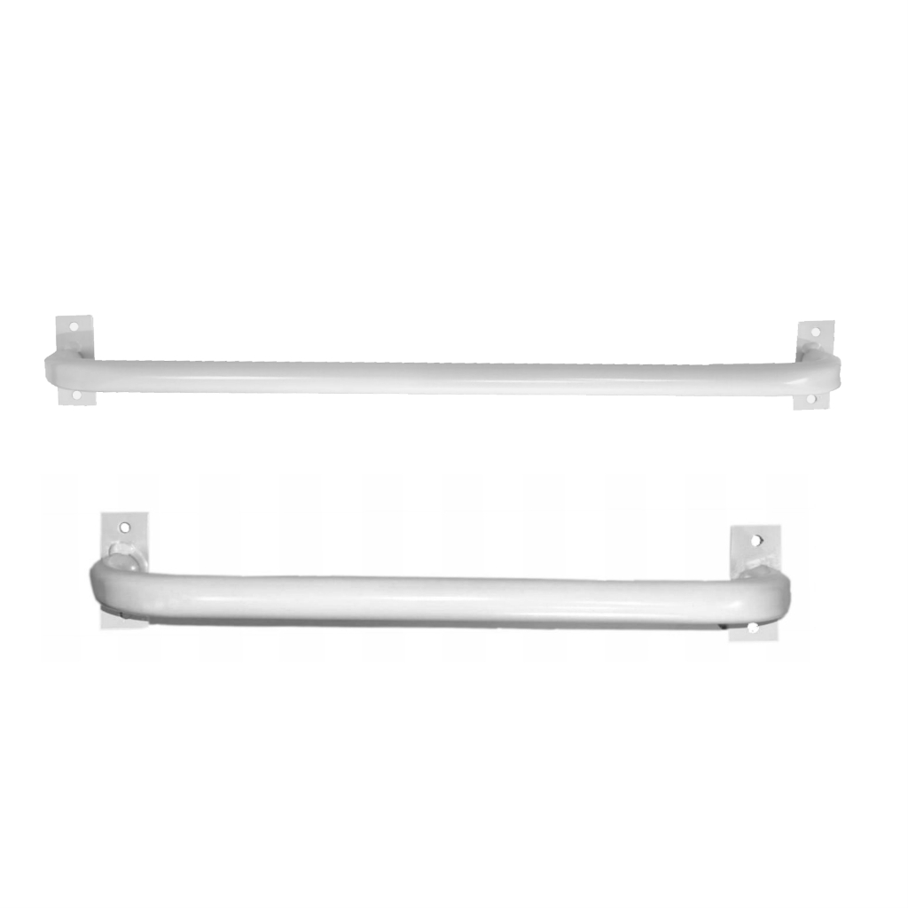 Kit c/ 1 Barra Apoio 40 e 1 Barra Apoio 60cm Segurança Idoso Deficiente Banheiro